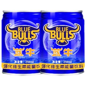 蓝牛强化维生素能量饮料250ML*24罐/件